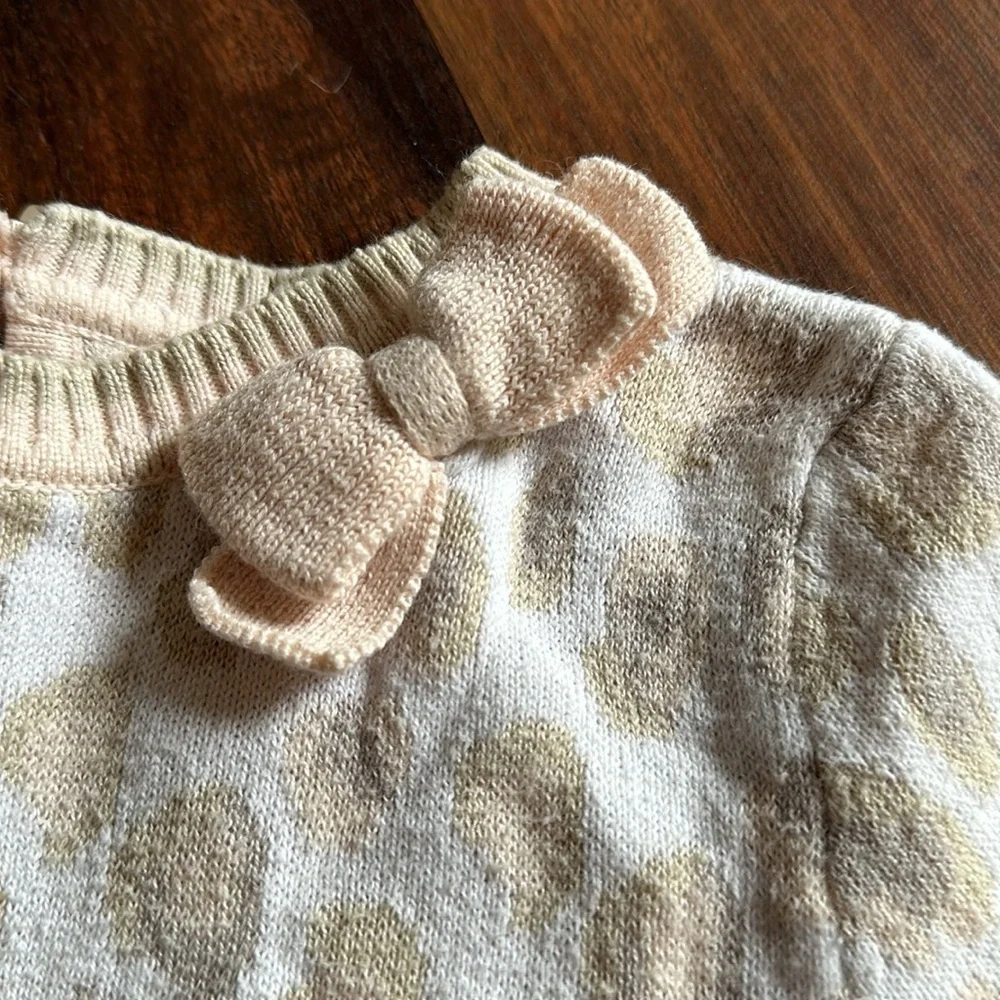 Cynthia Rowley Girls 4T Cheetah Print Sweater Dress - Picture 2 of 9